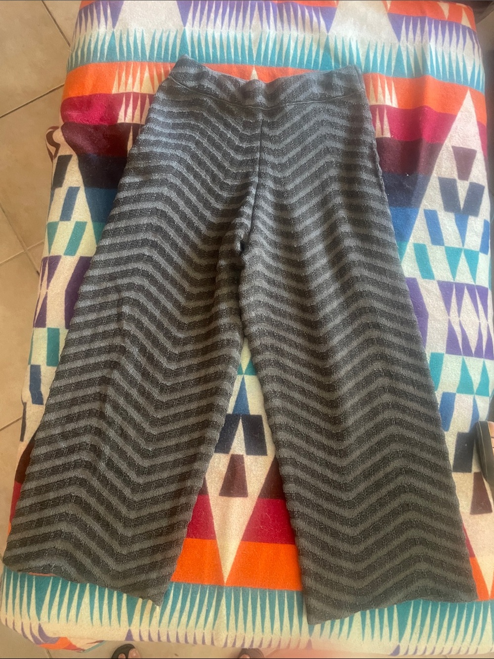 ISA BOULDER curve knit, stretch ,wide leg ,elastic waist pants.